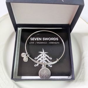 Alex & Ani Rafaelian Silver Seven Swords Bracelet